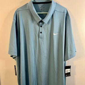 Nike 4x new with tags polo light blue
